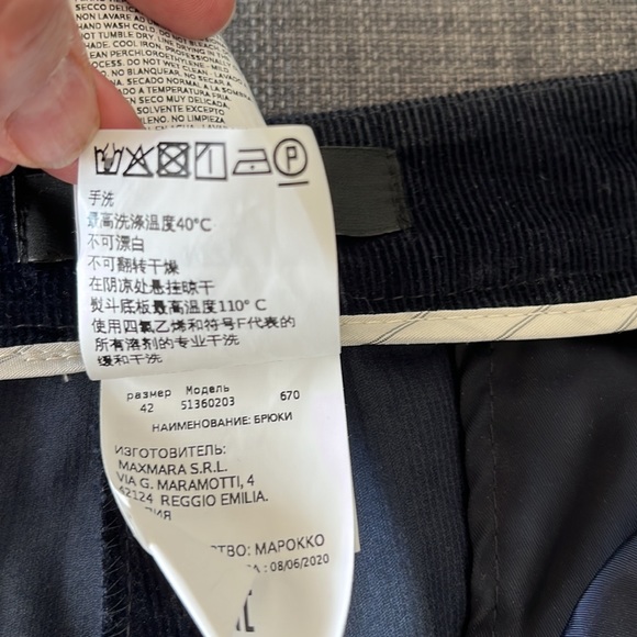 MaxMara weekend high waisted corduroy size 8 - Picture 7 of 11